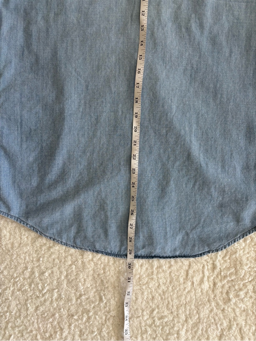 Vintage Levi’s Chambray Short Sleeve Shirt Men’s L Red Tab Two Pocket Denim - Picture 8 of 10